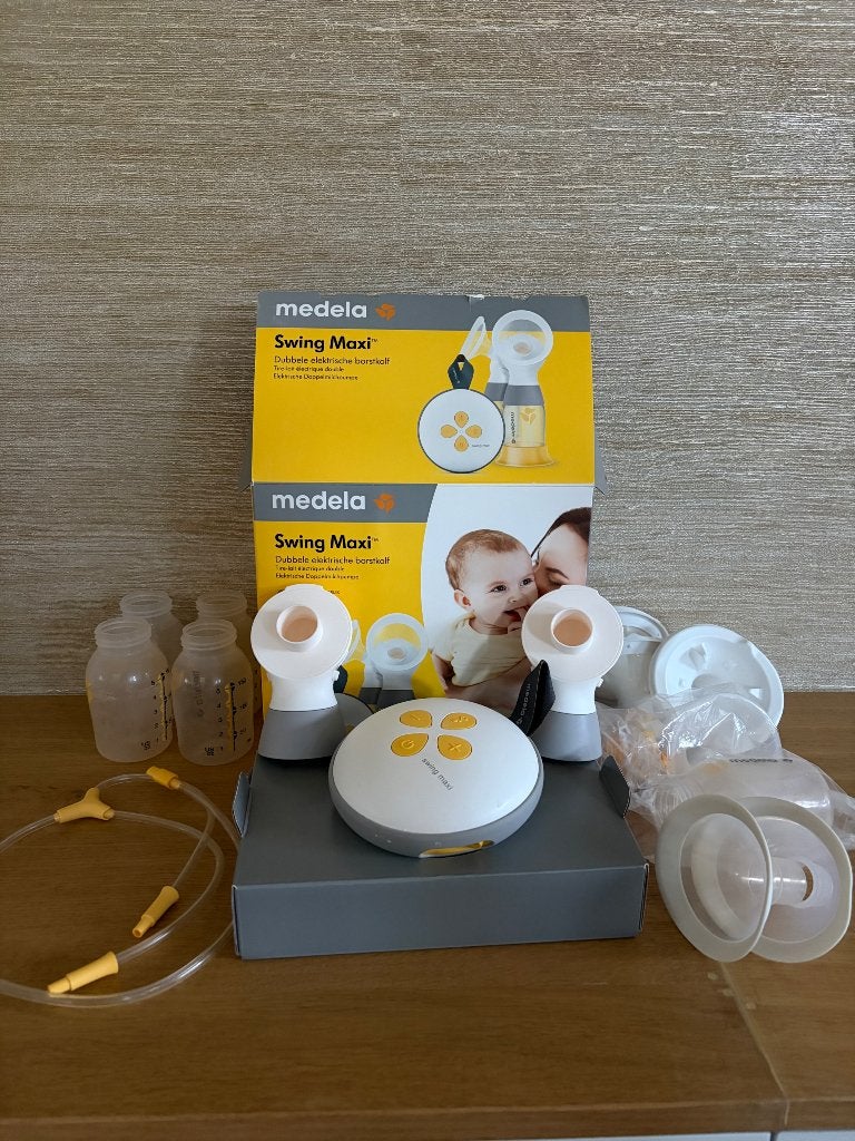 Medela swing maxi borstkolf dubbel, Draadloos, Medela, Borstkolf, Ophalen of Verzenden