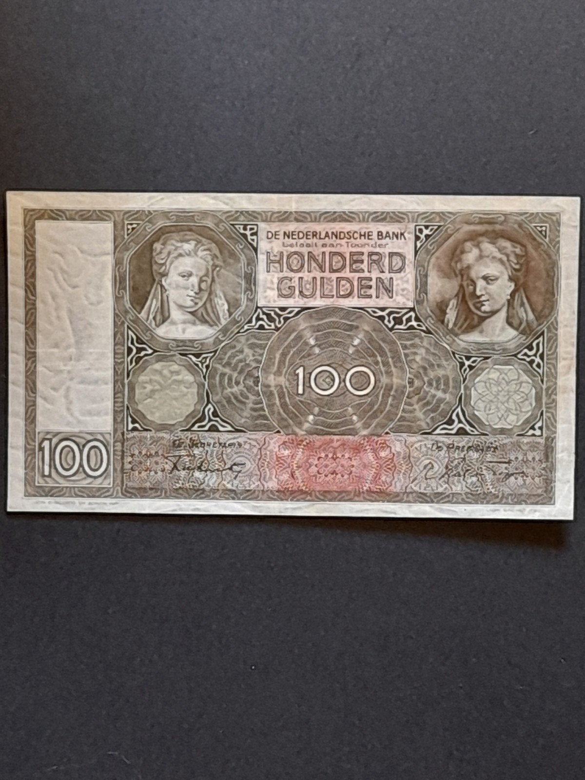 100 gulden 1942 PL97d2aR replacement, Postzegels en Munten, Ophalen of Verzenden, 100 gulden