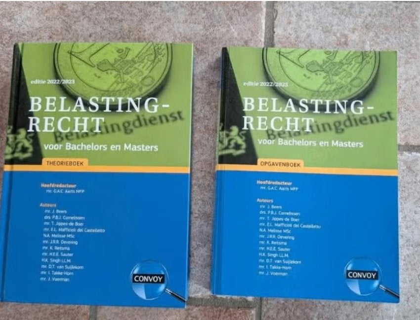 Convoy belastingrecht theorie- en opgaveboek 2022-2023, Ophalen of Verzenden, Alpha, Nieuw, HBO