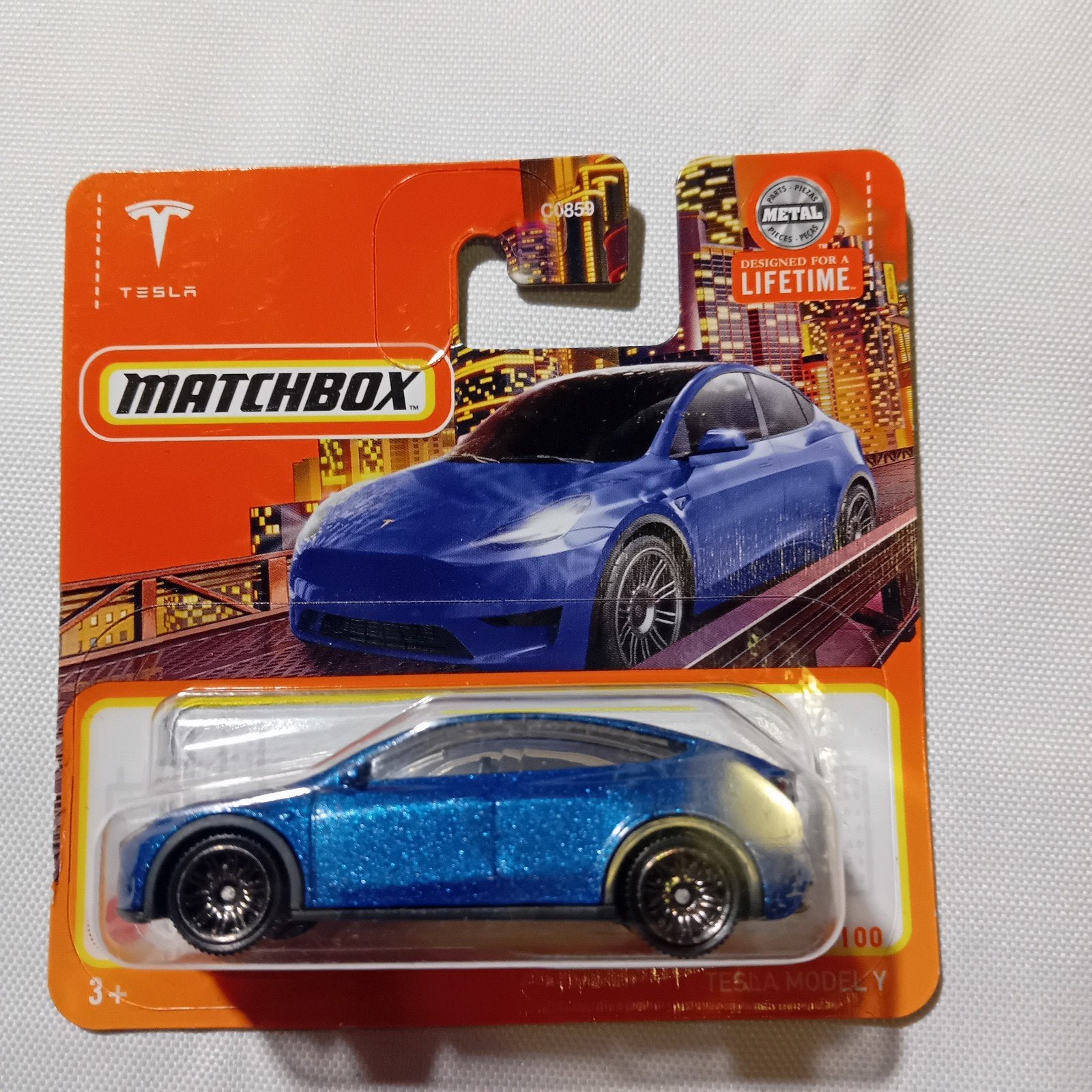 matchbox Tesla model y