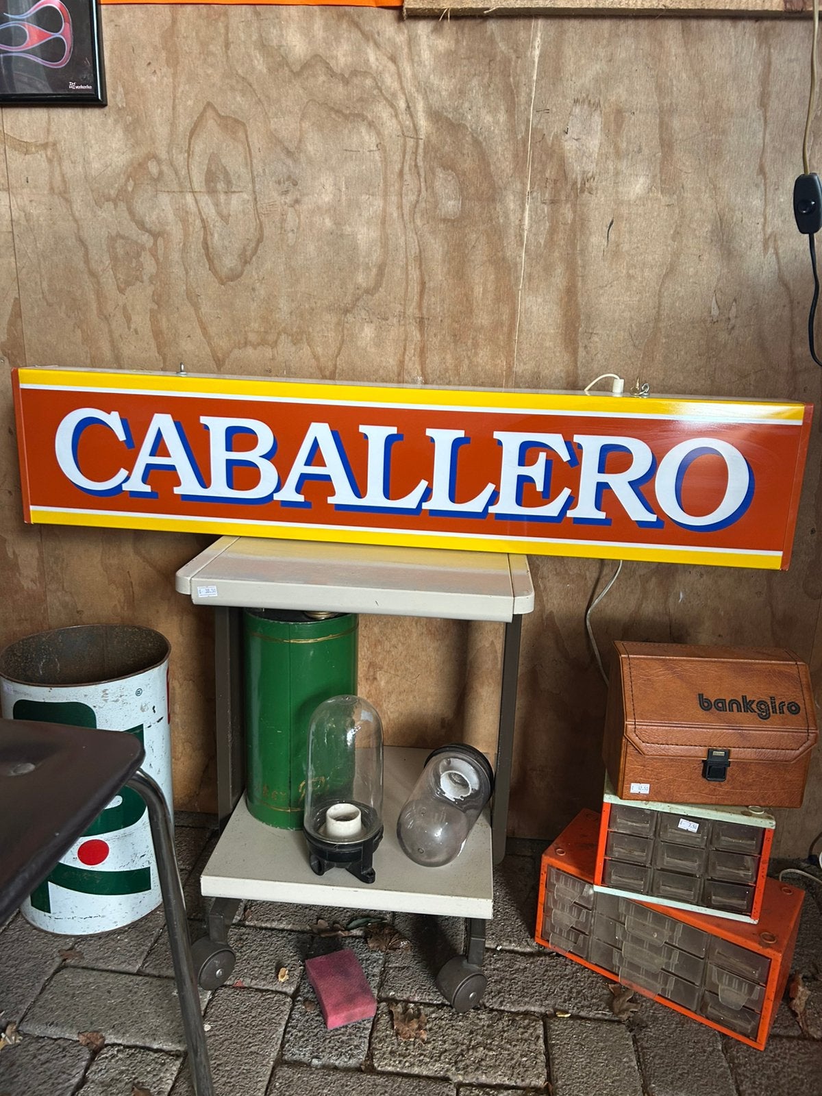 Gave vintage jaren 70/80 Caballero lichtbak, Ophalen, Lichtbak of (neon) lamp, ?, Zo goed als nieuw