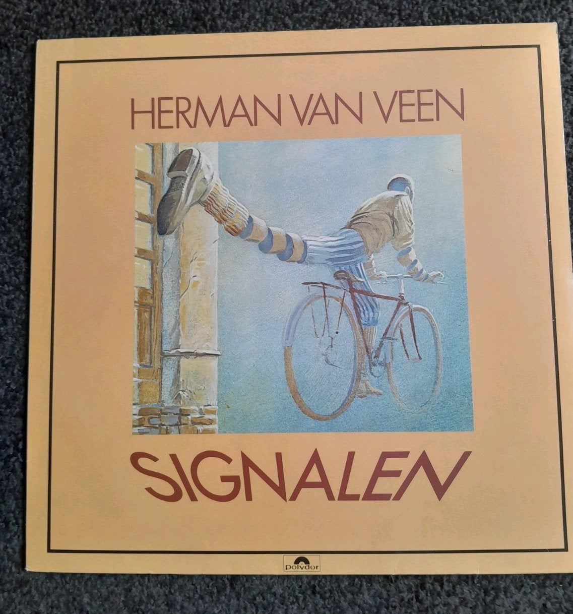 Herman van Veen Signalen, Ophalen of Verzenden, Gebruikt, 12 inch, Levenslied of Smartlap