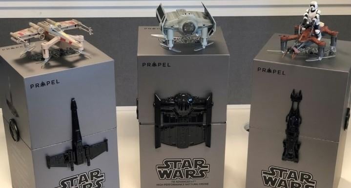Star Wars Propel Drones - Nieuw in doos, Verzamelen, Star Wars, Ophalen of Verzenden, Nieuw, Replica