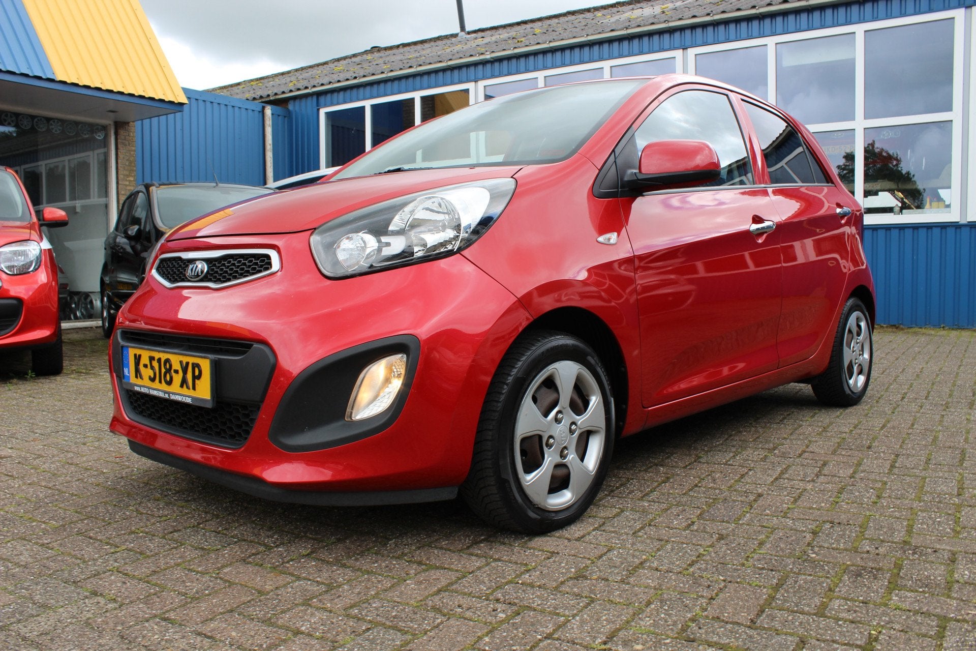 Kia Picanto 1.0i ''Comfort Pack'' Airco - AUX - 5 Deurs !, Auto's, Voorwielaandrijving, Euro 5, Stof, Gebruikt
