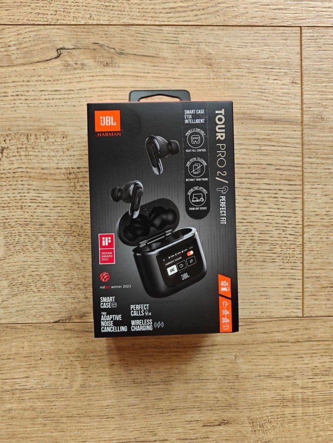 JBL Tour Pro 2 Draadloze In-ear Koptelefoon Zwart, In-ear, JBL, Bluetooth, Nieuw