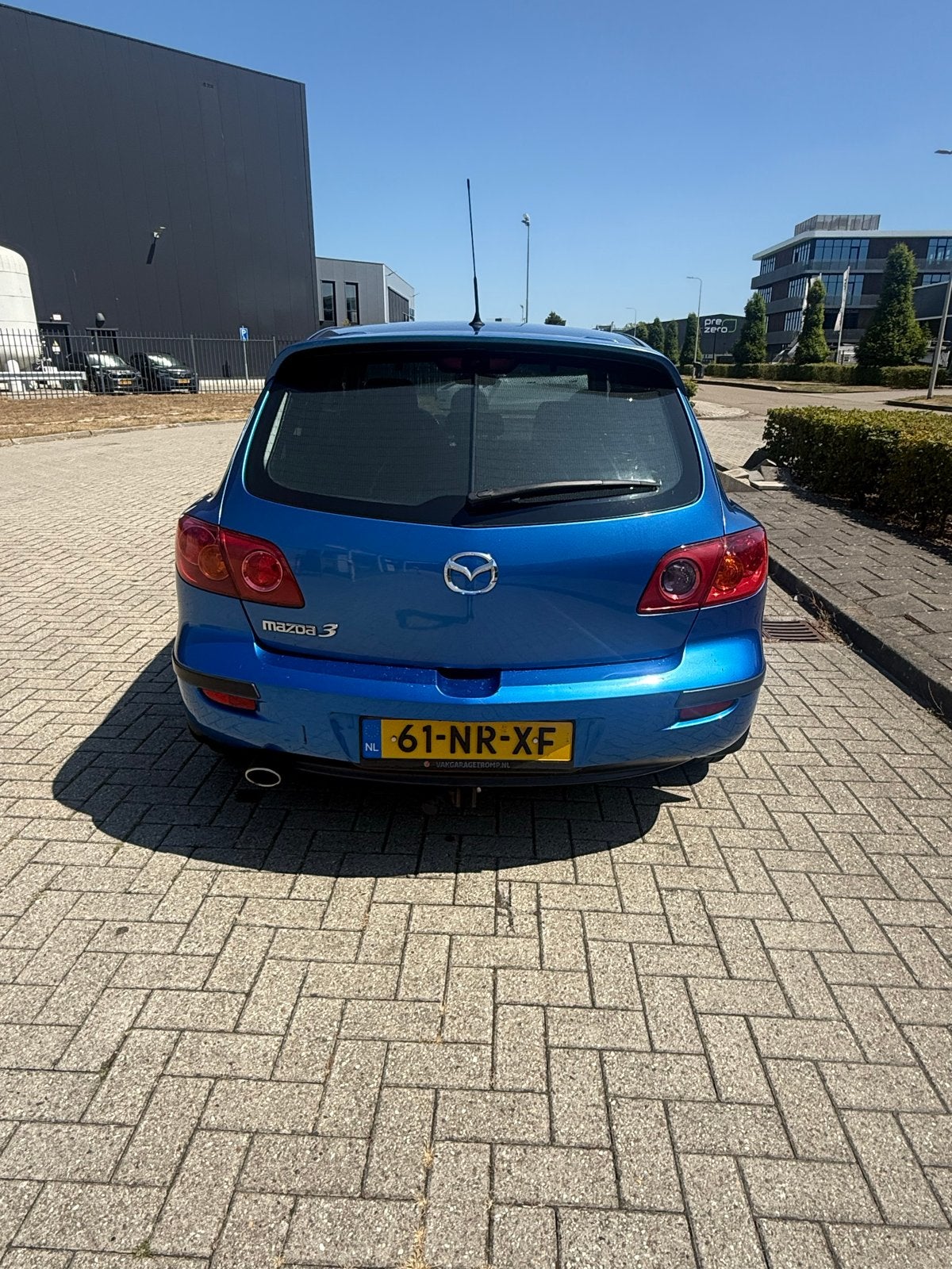 Mazda 3 1.6 Hatchback 2004 Blauw, Auto's, Mazda, Voorwielaandrijving, 1160 kg, 4 cilinders, Blauw
