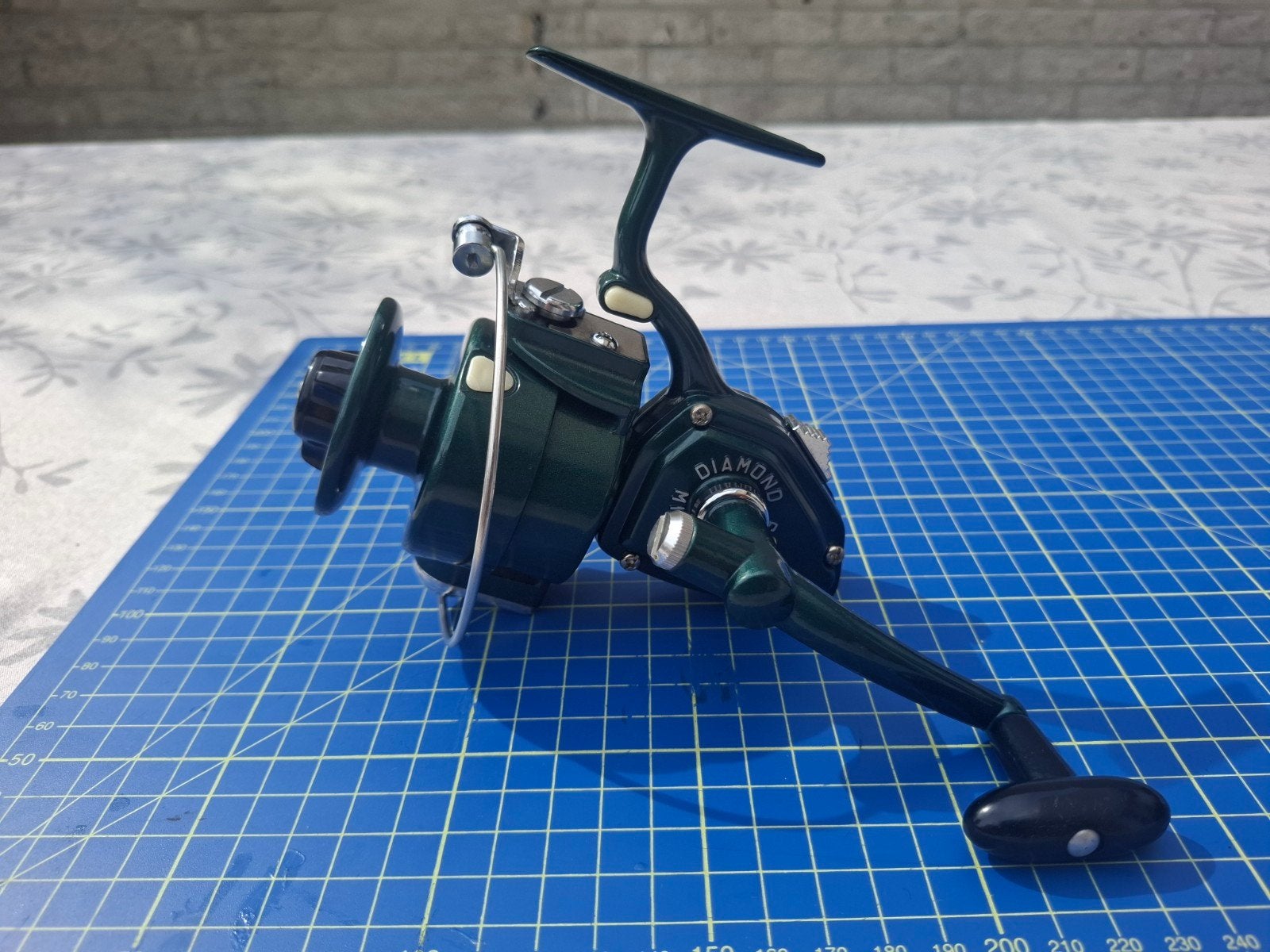 Te koop aangeboden diamond micro 7 no3 Shakespeare ambidex, Watersport en Boten, Ophalen of Verzenden, Zo goed als nieuw, Molen