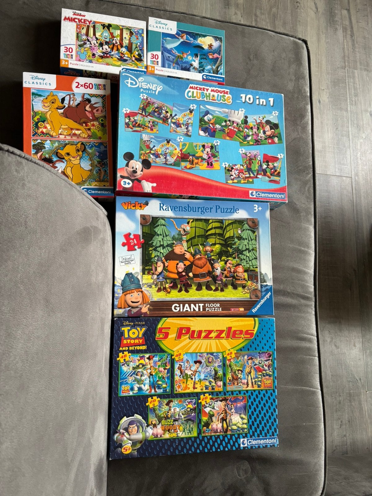 Verschillende puzzels, Ophalen, Meer dan 50 stukjes, Zo goed als nieuw, 2 tot 4 jaar