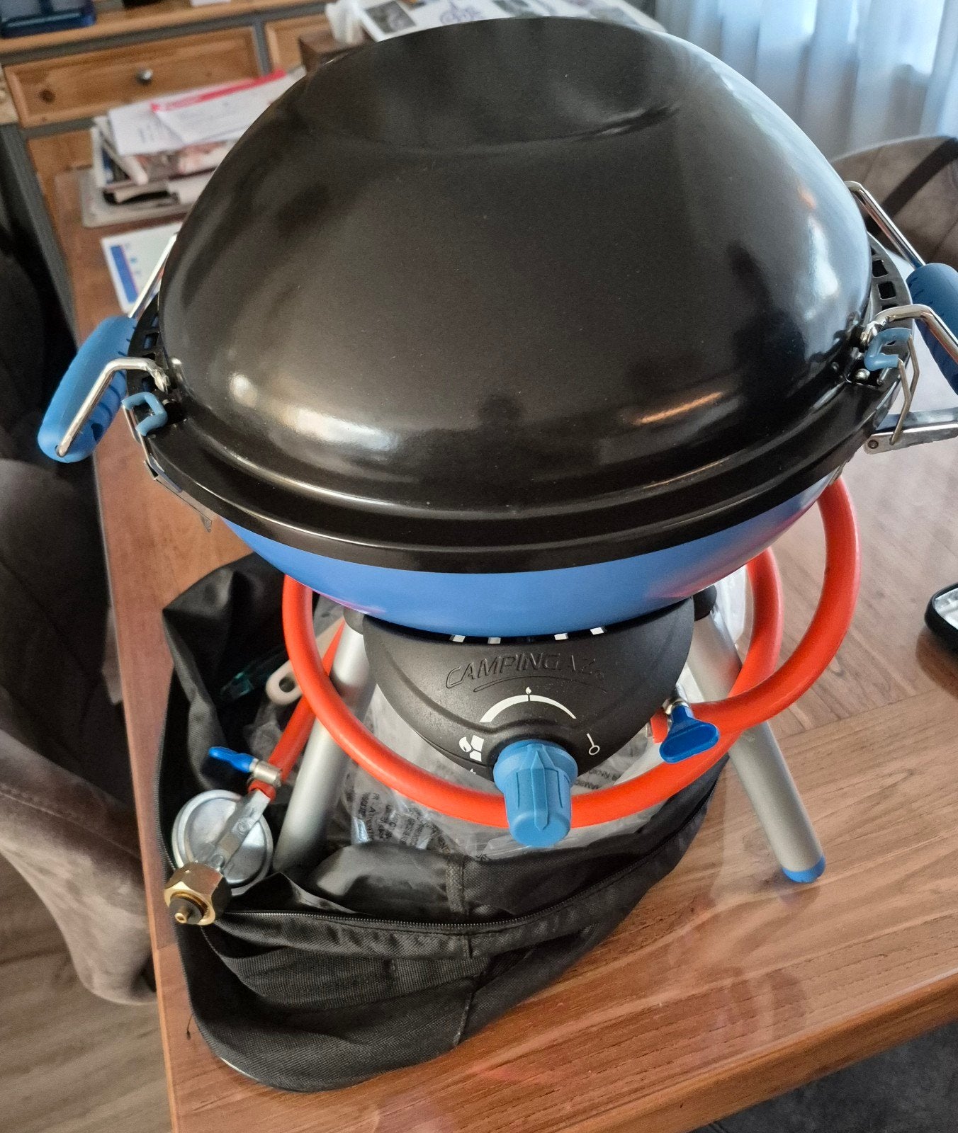 Campingaz party grill 400 met gasaansluiting, Ophalen, Gebruikt, Campingaz 4 serie