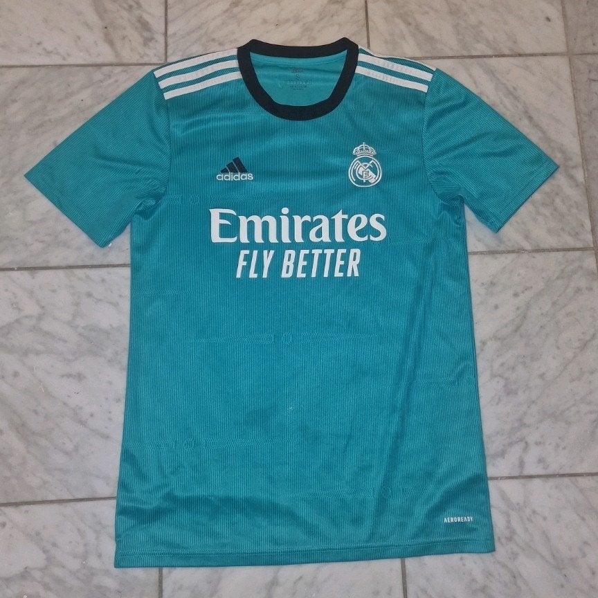 Real Madrid voetbalshirt - Adidas, Blauw, Ophalen of Verzenden, Zo goed als nieuw, Adidas