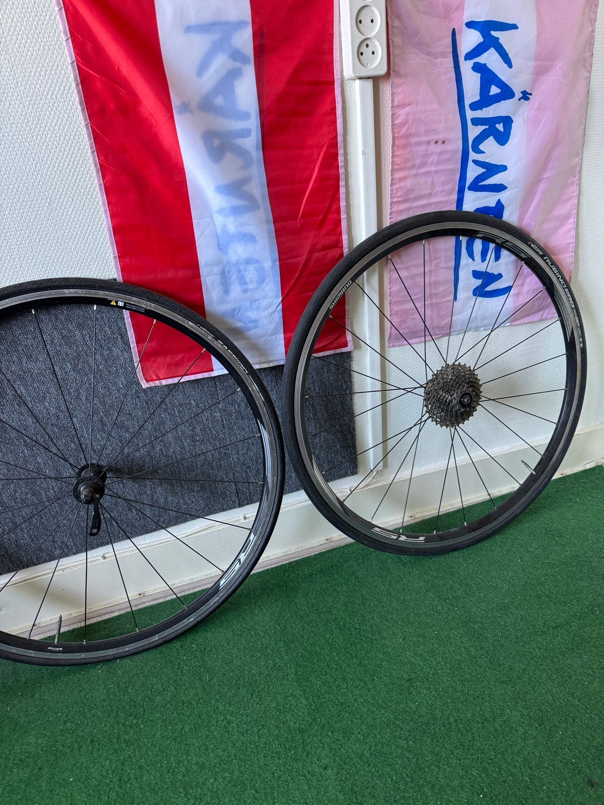 Shimano RS Wielset met Ultegra Cassette, Fietsen en Brommers, Fietsonderdelen, Gebruikt, Wiel, Aluminium, Racefiets, Ophalen