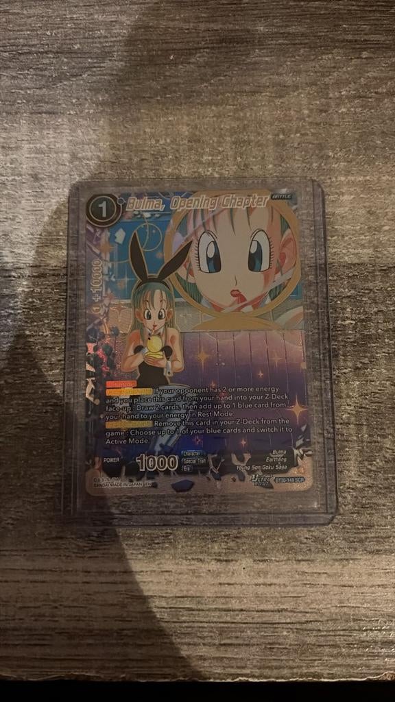 Dragon Ball Z Bulma BT30 kaart, Ophalen of Verzenden