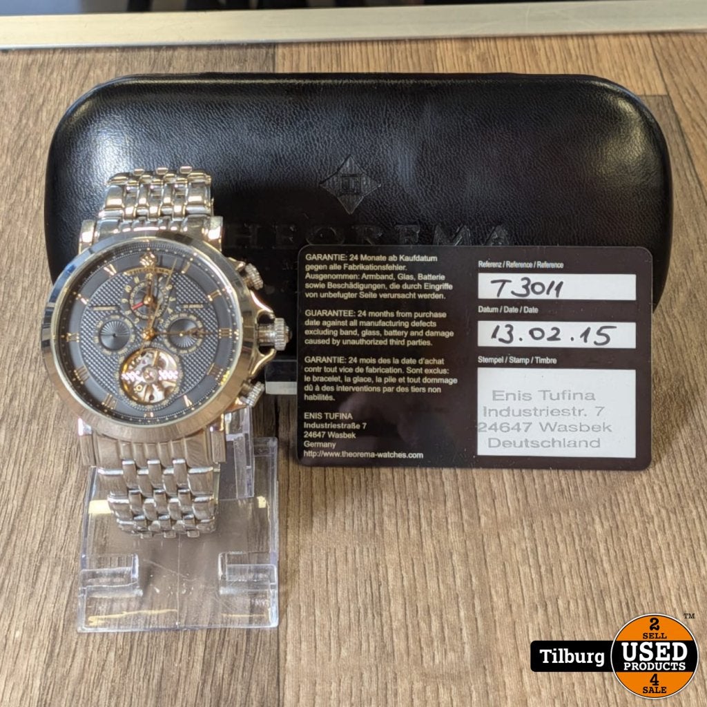 Theorema T3011 Macau Automaat HerenHorloge Incl hardcase, Garmin, Gebruikt, Support@garmin.com, MÃ¼hlentalstrasse 2
8200 Schaffhausen
Switzerland