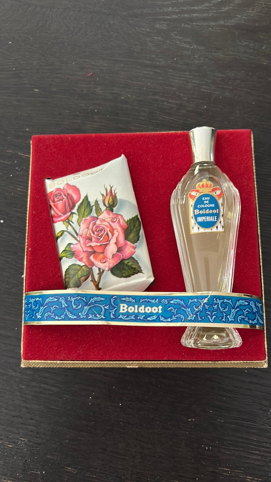 Boldoot set, Ophalen of Verzenden, Zo goed als nieuw, Parfumfles