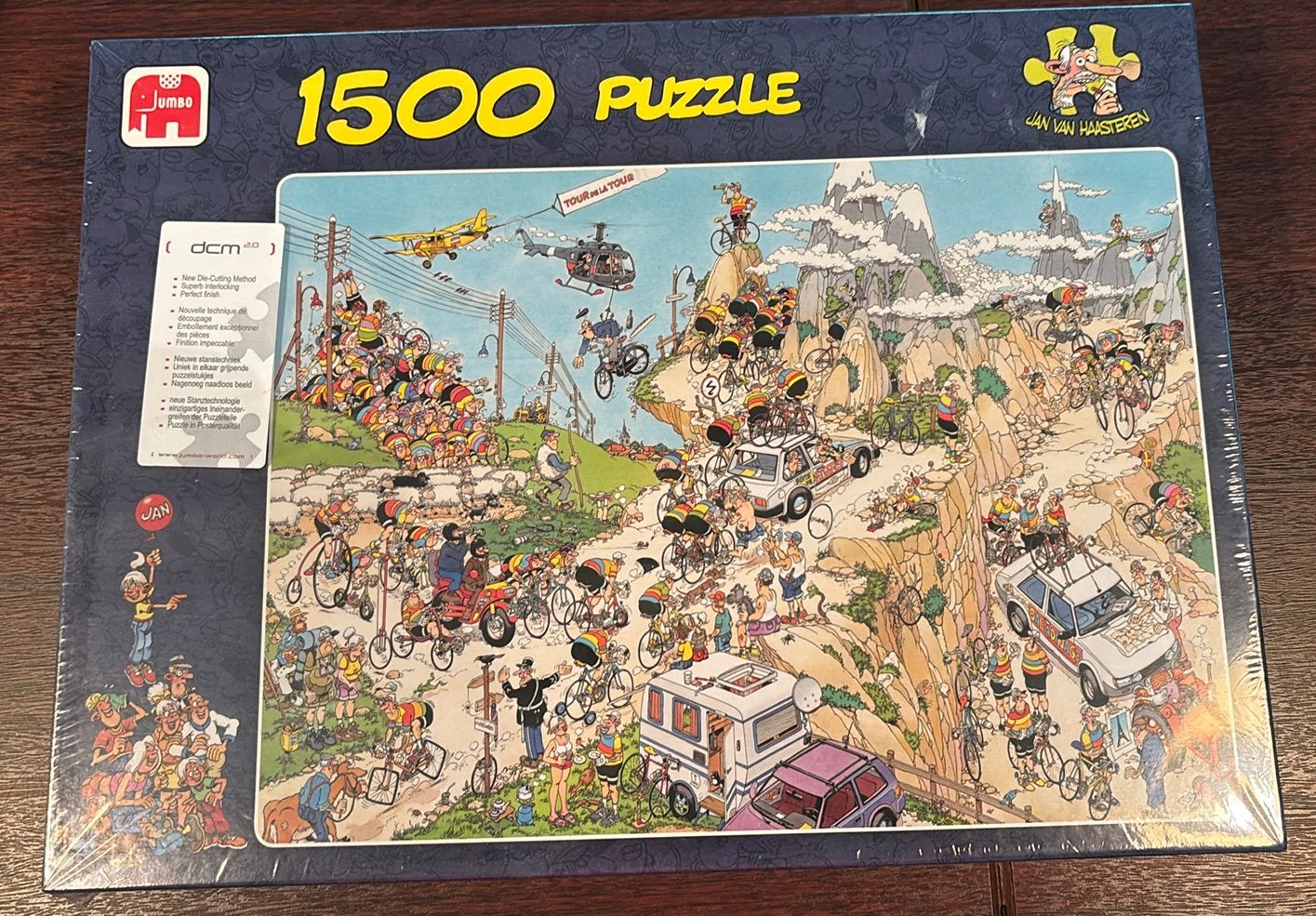 Nieuw!Jan van Haasteren puzzle 1500.Tour deFrance.., Hobby en Vrije tijd, Denksport en Puzzels, Ophalen of Verzenden, 500 t/m 1500 stukjes