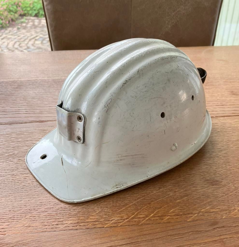 Vintage mijnwerkershelm helm mijnen staatsmijnen, Ophalen of Verzenden