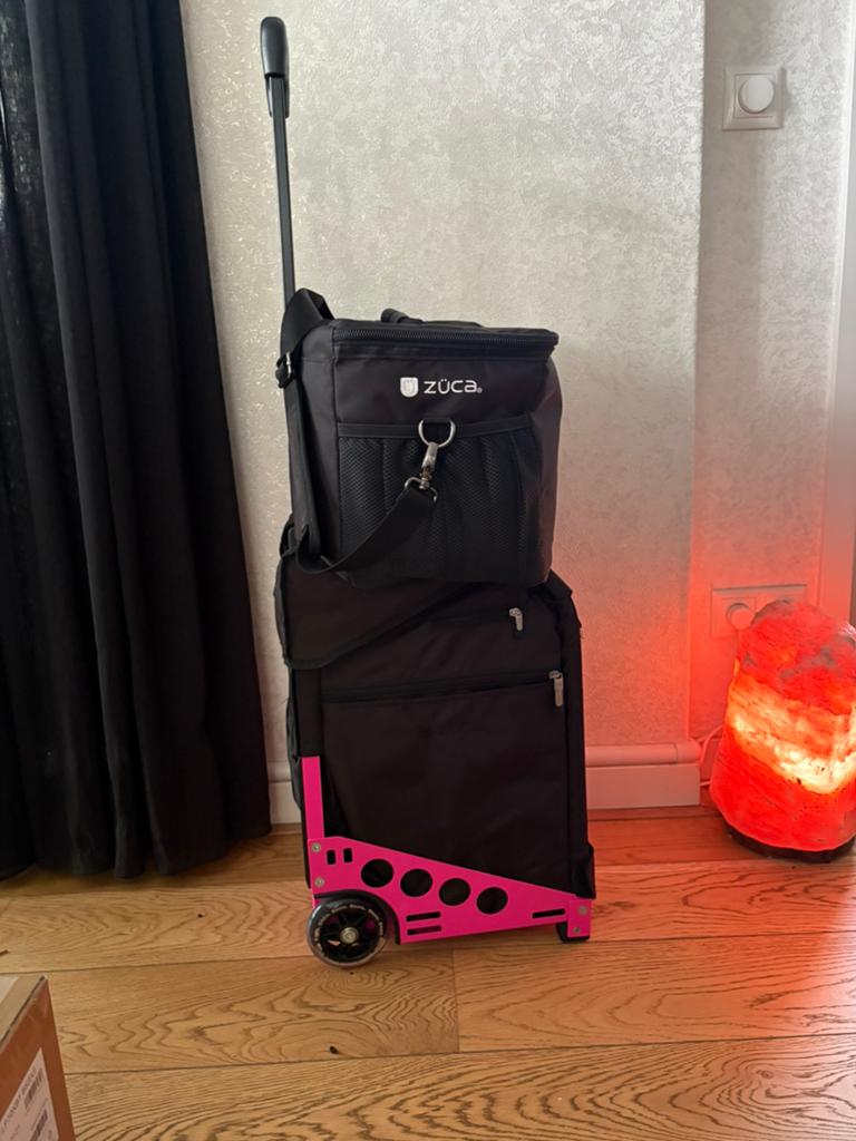 Zuca visagiekoffer/ rolkoffer met aparte opbergtas, Ophalen, Nieuw, 30 cm of meer
