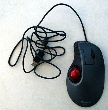 Microsoft Trackball Ergonomische muis, Computers en Software, Muizen, Rechtshandig, Gebruikt, Overige typen, Ophalen of Verzenden