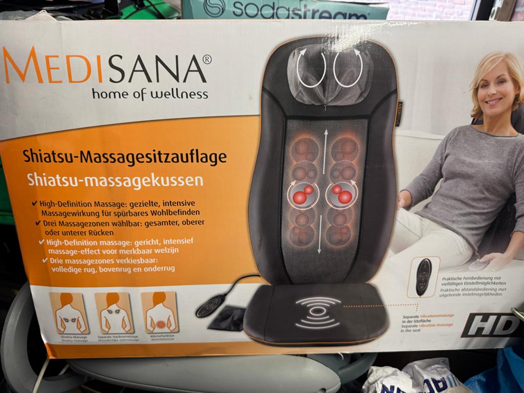 Medisana Shiatsu Massagekussen - Ontspanning Thuis, Ophalen of Verzenden, Nieuw, Massagestoel of Kussen