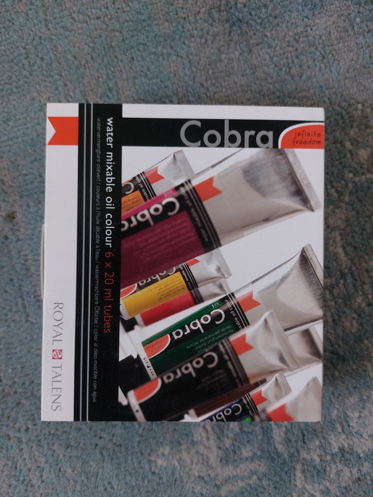Cobra watervermengbare olieverfset 6x20ml, Hobby en Vrije tijd, Schilderen, Nieuw, Olieverf, Ophalen of Verzenden