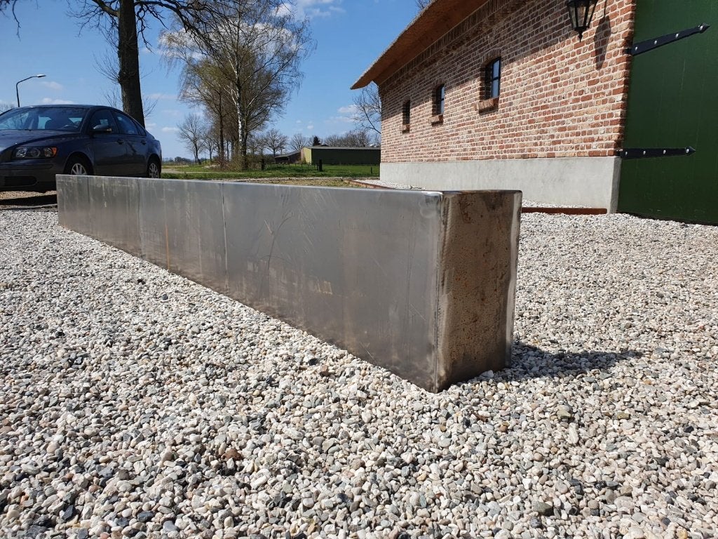 Borderrand van cortenstaal - op maat gemaakt, Tuin en Terras, Ophalen, Nieuw, Rechthoekig, Metaal