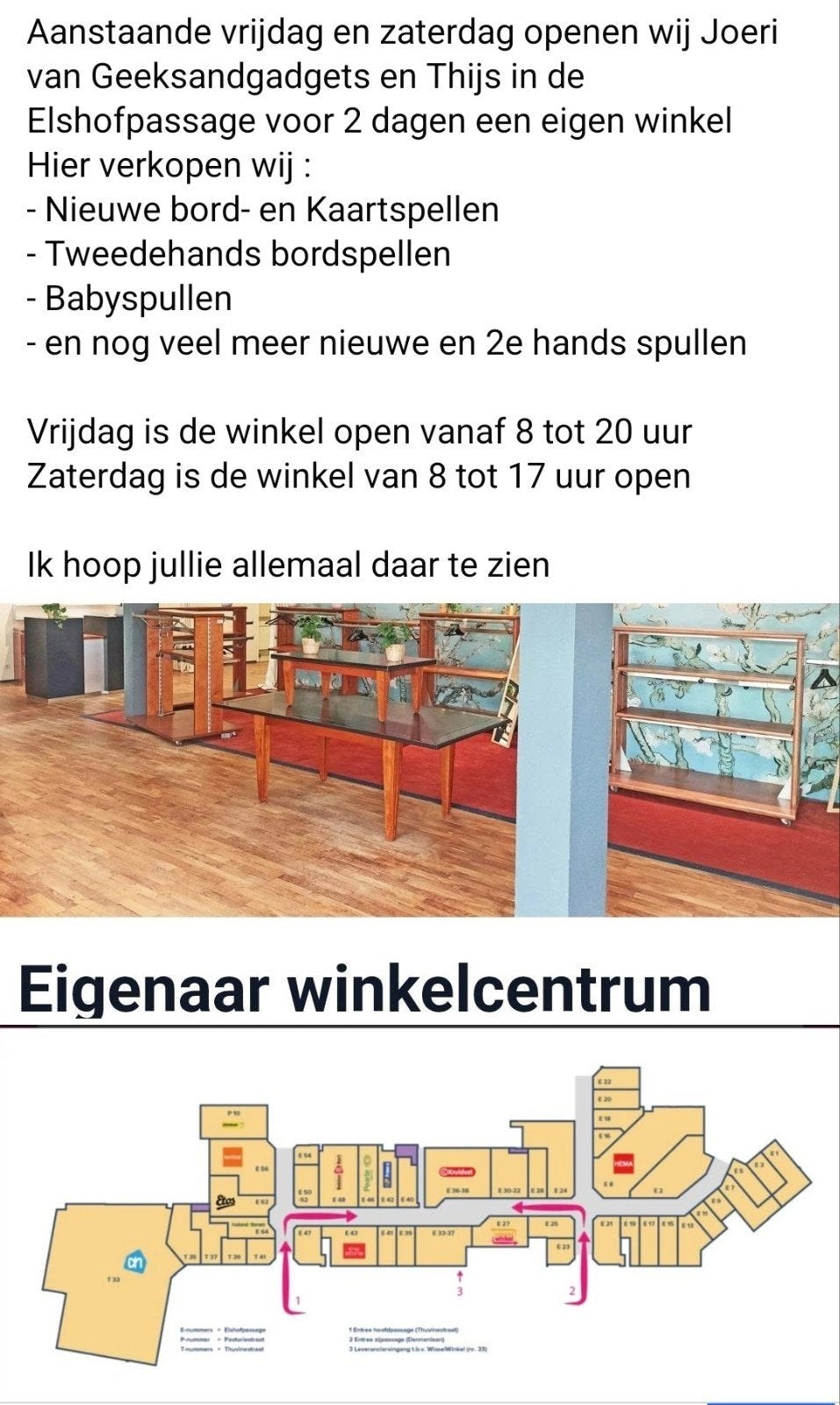 Pop-up winkel: bordspellen, babyspullen & meer in Duiven, Ophalen of Verzenden, Nieuw