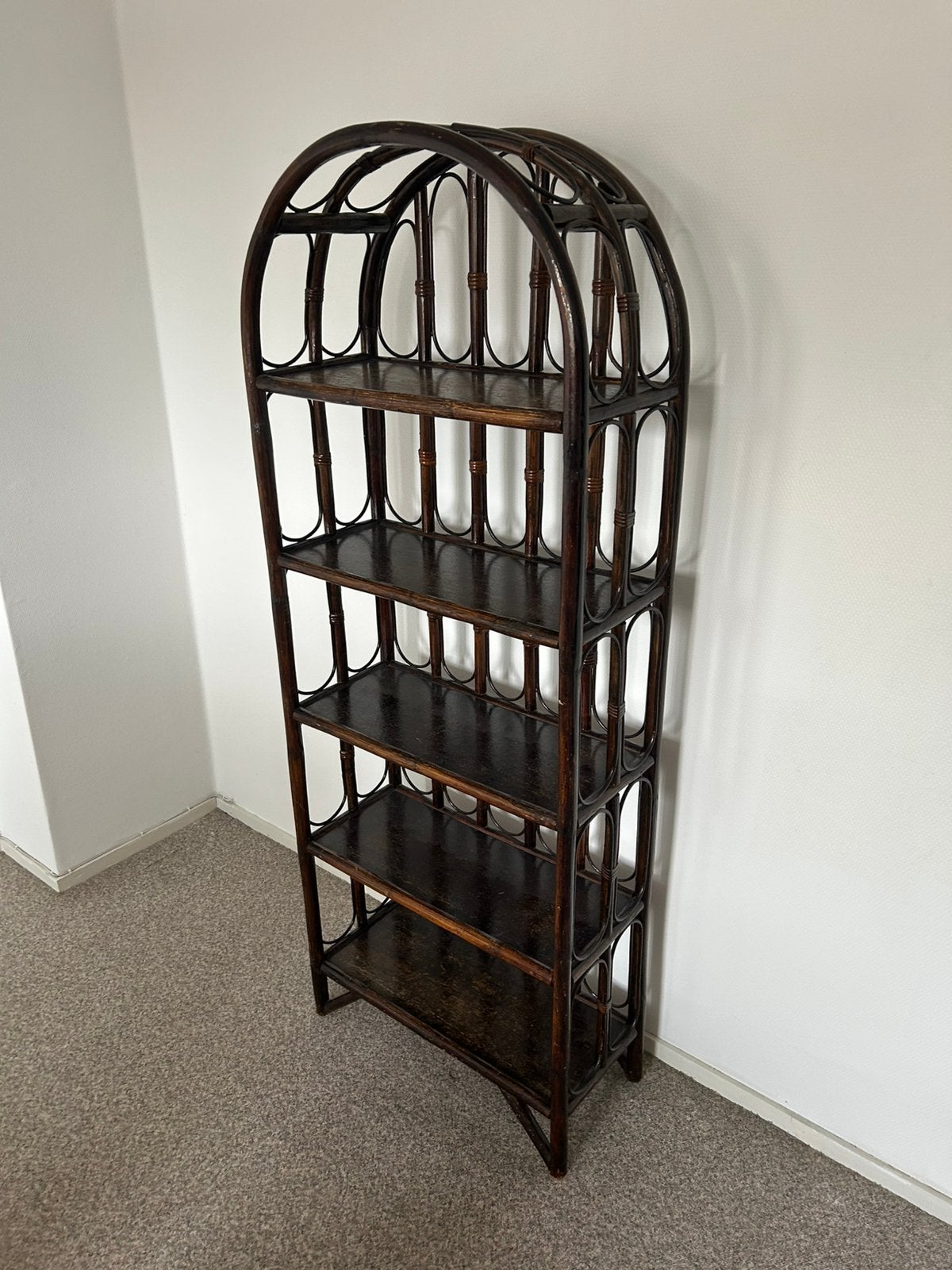 Vintage bamboe kast/rek, Ophalen