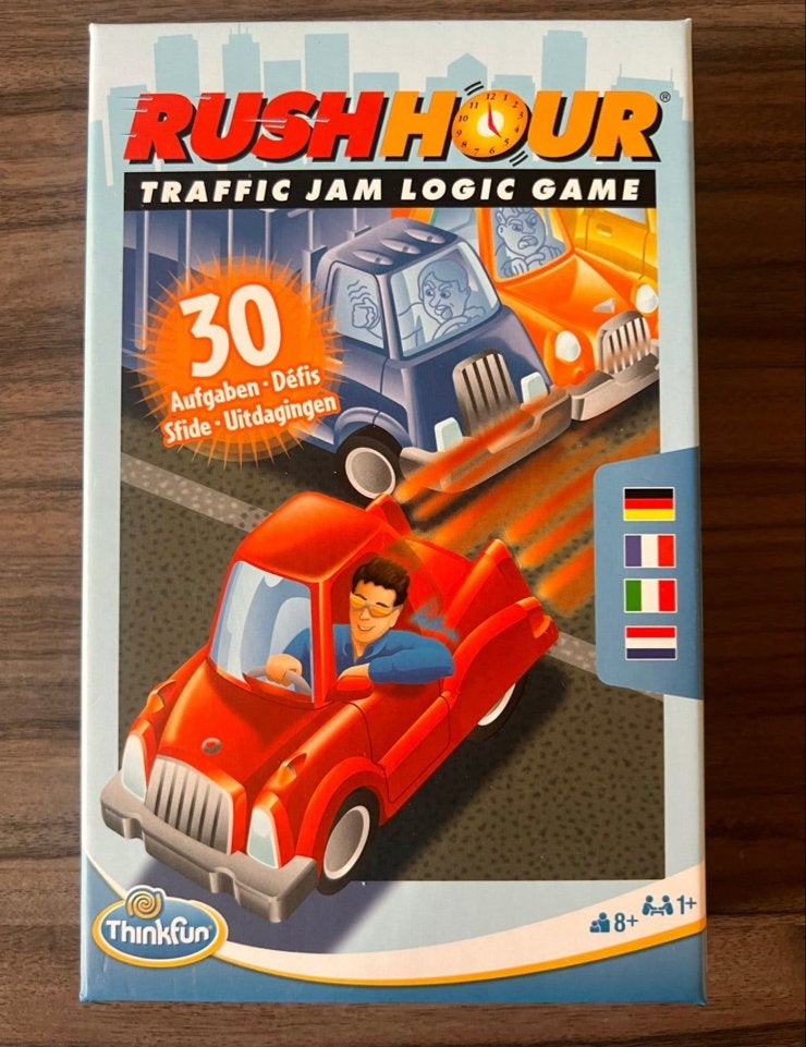 Rush Hour Traffic Jam Logic Game - Thinkfun, Een of twee spelers, Ophalen of Verzenden, Gebruikt