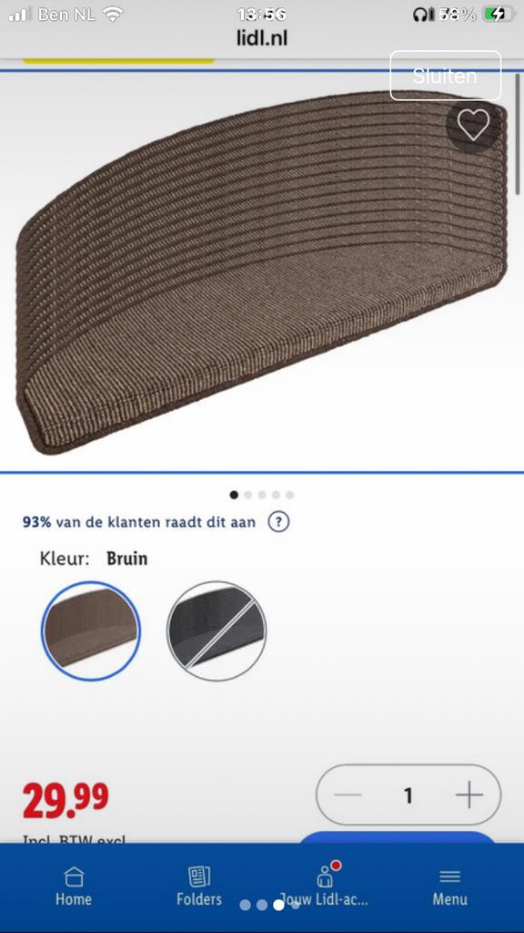 Trapmatten nieuw ( alleen afhalen ), Ophalen, Nieuw, Minder dan 2 meter