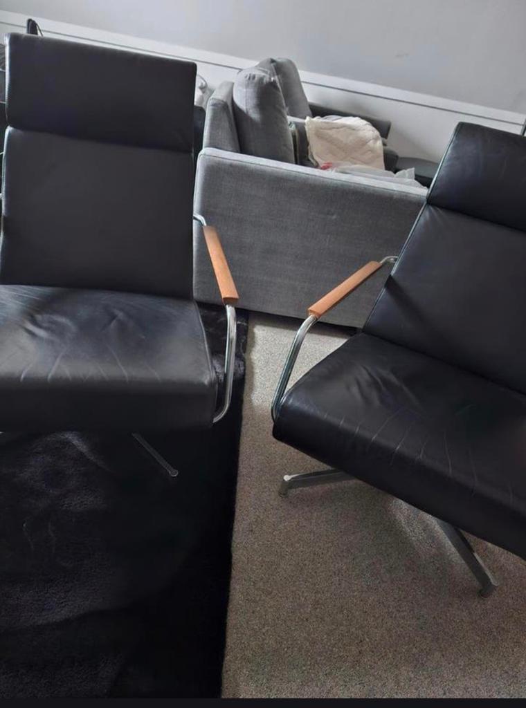 Stoel Harvink Optie, Huis en Inrichting, Stoelen, Ophalen, Gebruikt, Twee, Zwart