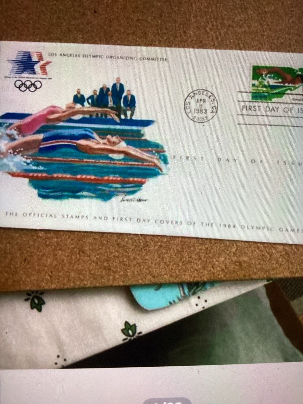Olympische Spelen 1984 Los Angeles - Eerste Editie Postzegel, Postzegels en Munten, Ophalen of Verzenden, Onbeschreven, Rest van de wereld
