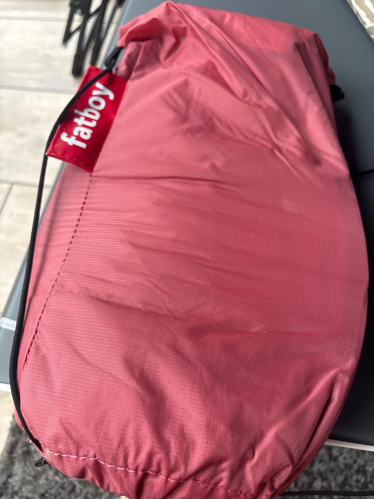 Fatboy Lamzac Luchtbed - Draagbaar en Comfortabel, Ophalen, Gebruikt, Modern, Rood