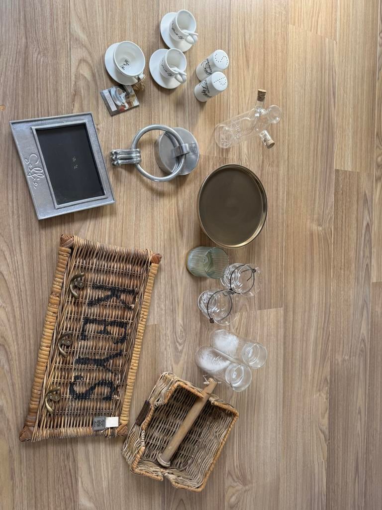 Riviera maison pakket, Huis en Inrichting, Woonaccessoires | Schalen en Manden, Zo goed als nieuw, Rechthoekig, Ophalen of Verzenden