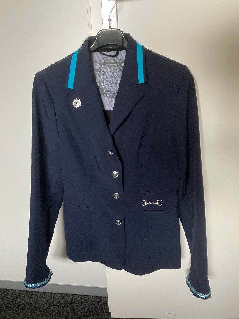 Wedstrijdjasje, Dieren en Toebehoren, Paardrijkleding, Blauw, Dressuur, Overige merken, Ophalen of Verzenden