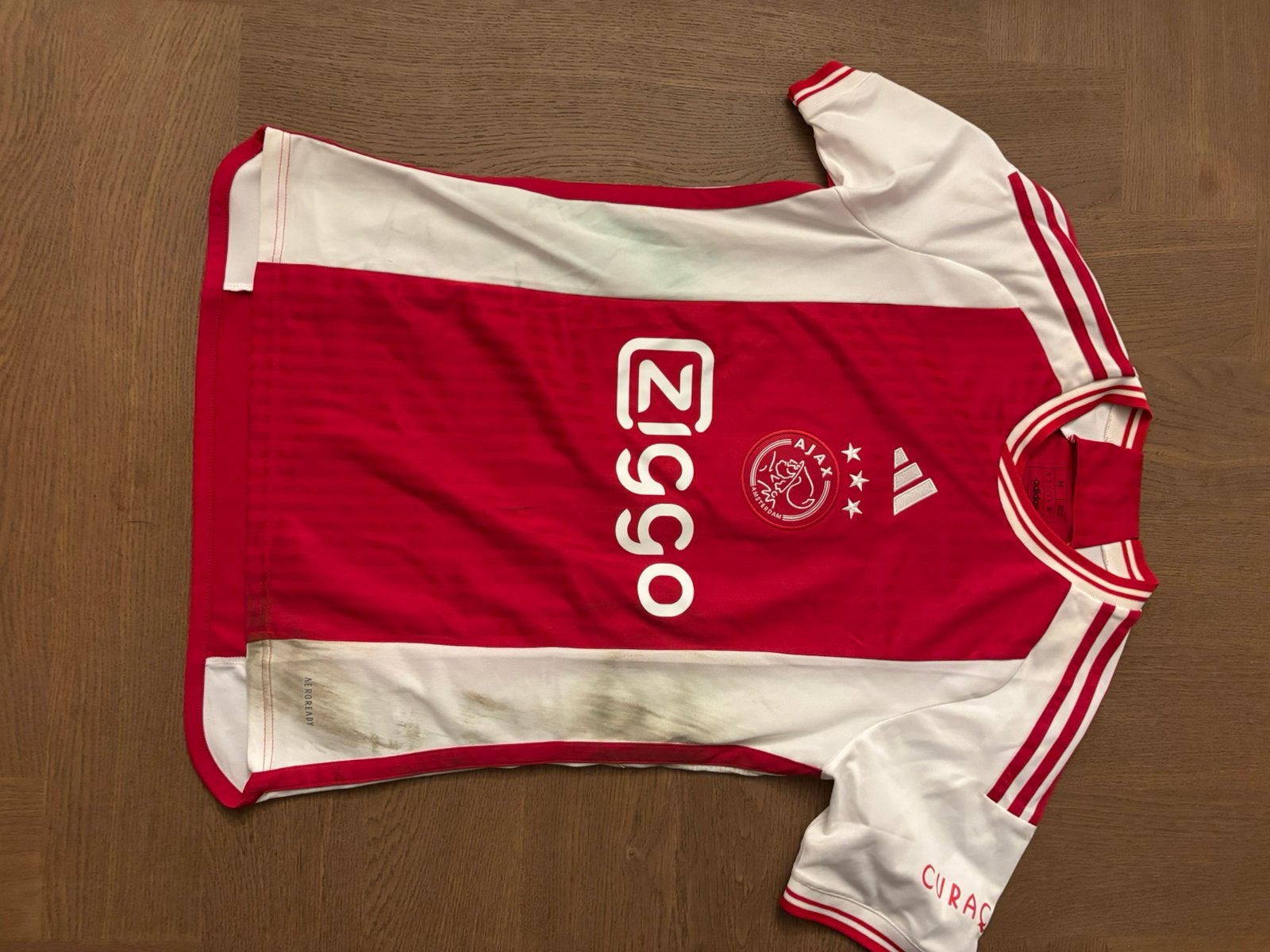 Ajax Banel matchworn shirt match worn, Ophalen of Verzenden, Zo goed als nieuw, Ajax, Shirt