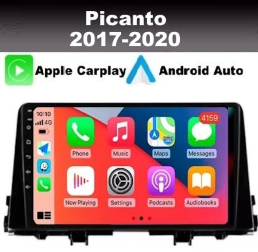 Kia Picanto 2017-2020 radio navigatie android 14 dab carplay, Auto diversen, Ophalen of Verzenden, Nieuw