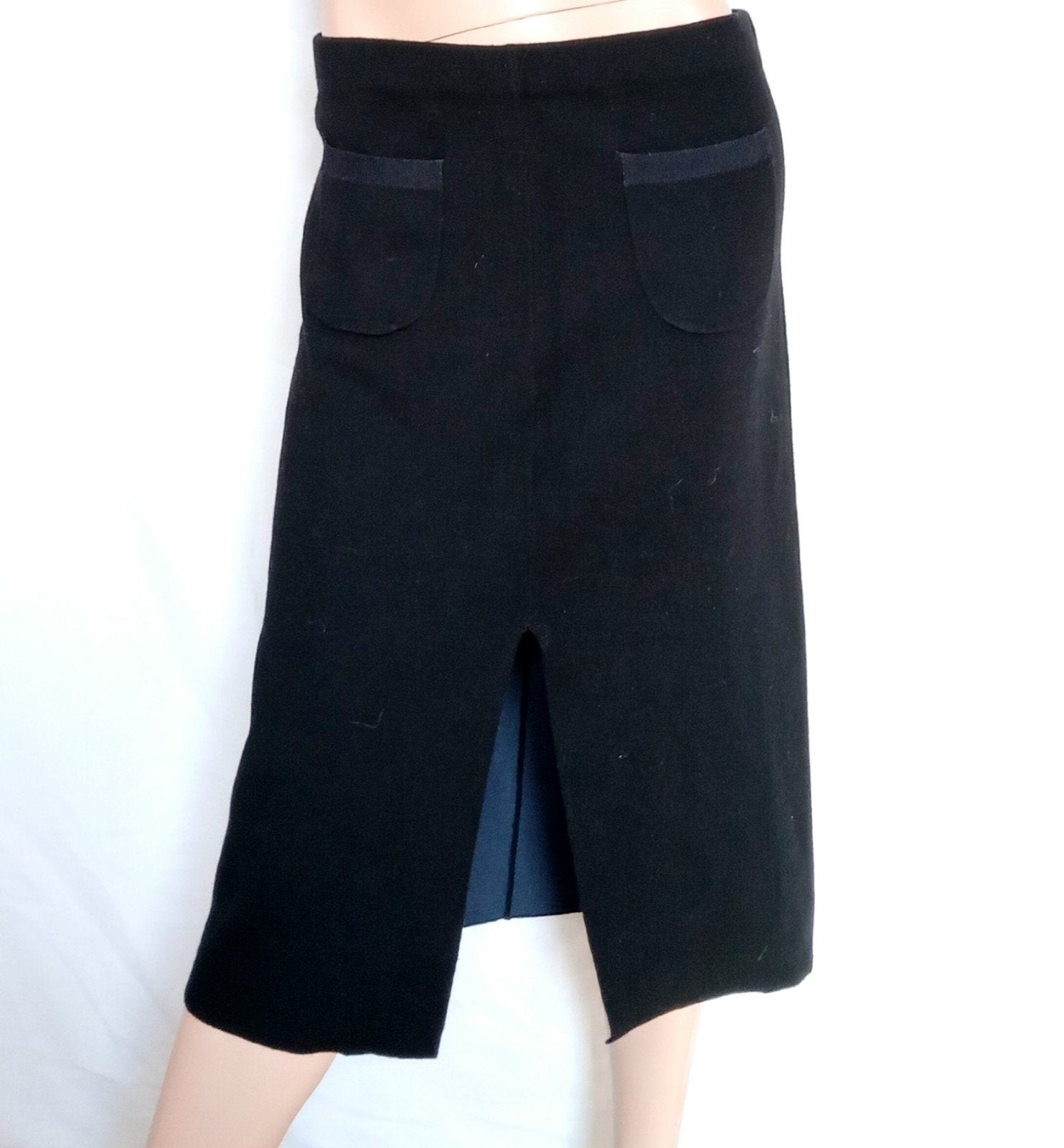 FILIPPA K Rok , Maat M / L , WOL, Zwart, Maat 42/44 (L), Ophalen of Verzenden, Zo goed als nieuw