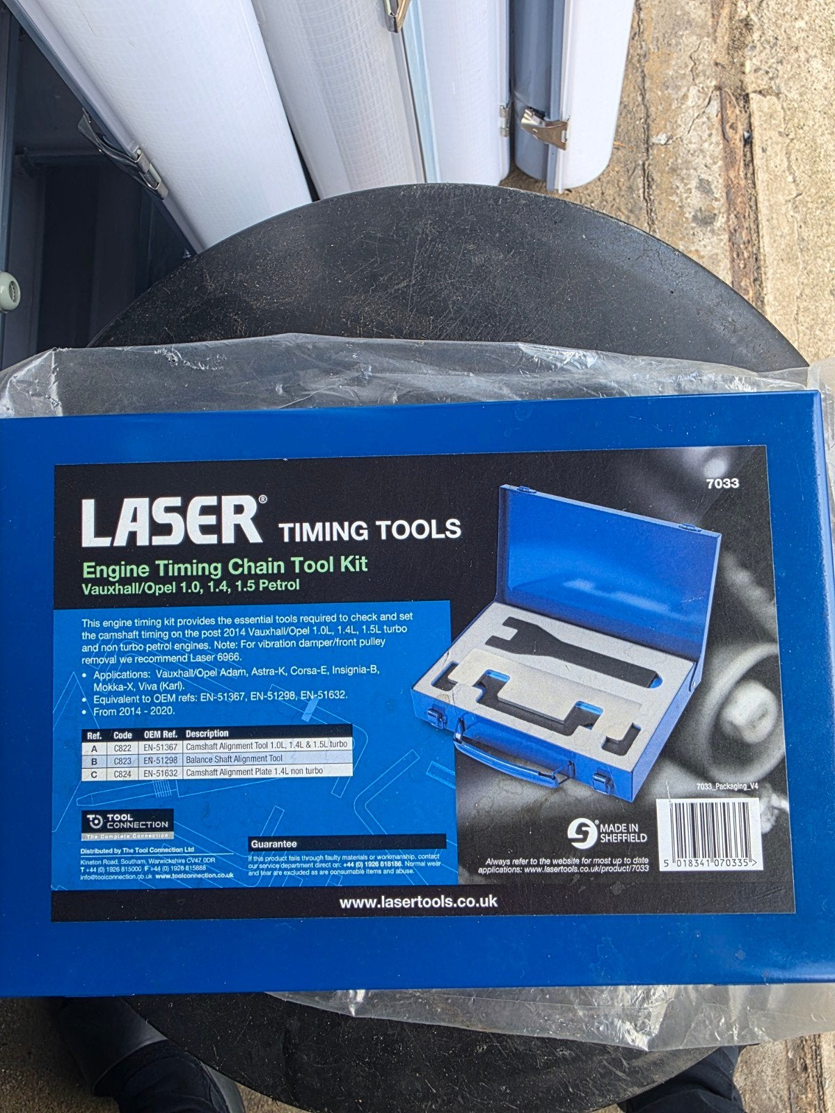 opel timing chain tool kit nieuw