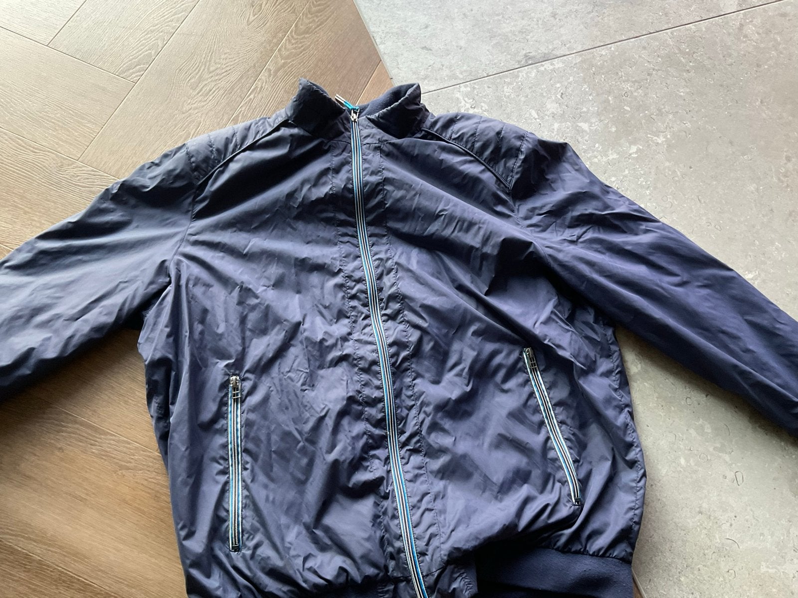 C&A Heren Jas Maat XL - Blauw, Kleding | Heren, Ophalen of Verzenden, Gedragen, Maat 56/58 (XL), Blauw