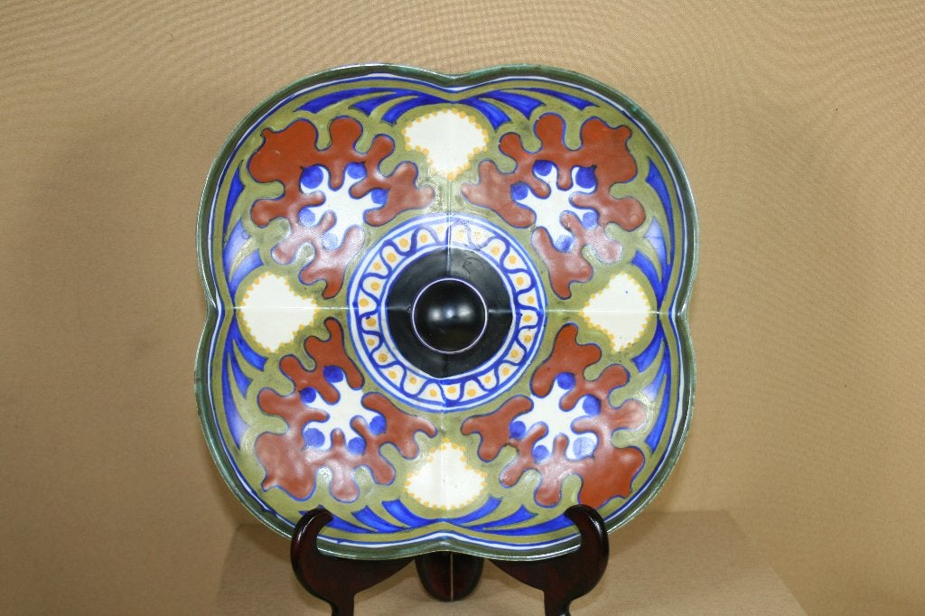Gouda plateel serveerschaal, Antiek en Kunst, Ophalen of Verzenden