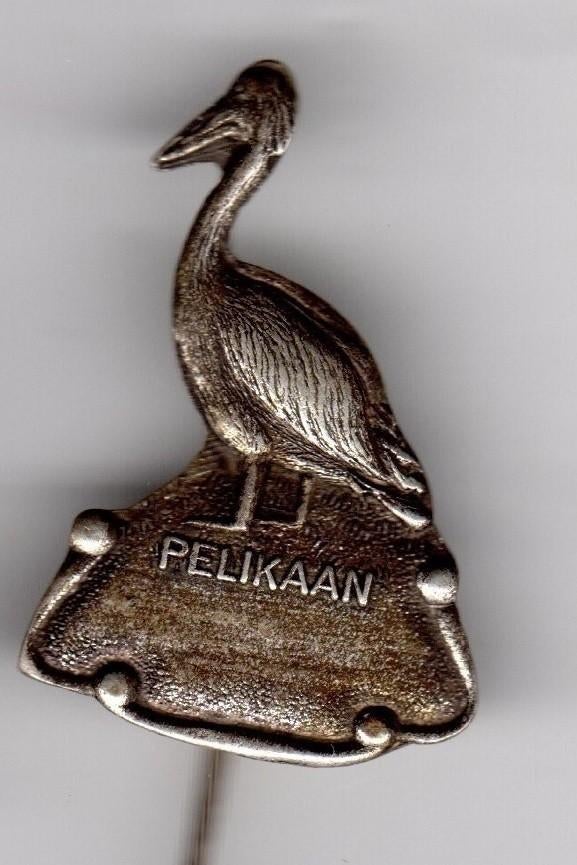 Speldje PELIKAAN DIK METAAL (A8), Verzamelen, Ophalen of Verzenden, Gebruikt, Overige onderwerpen