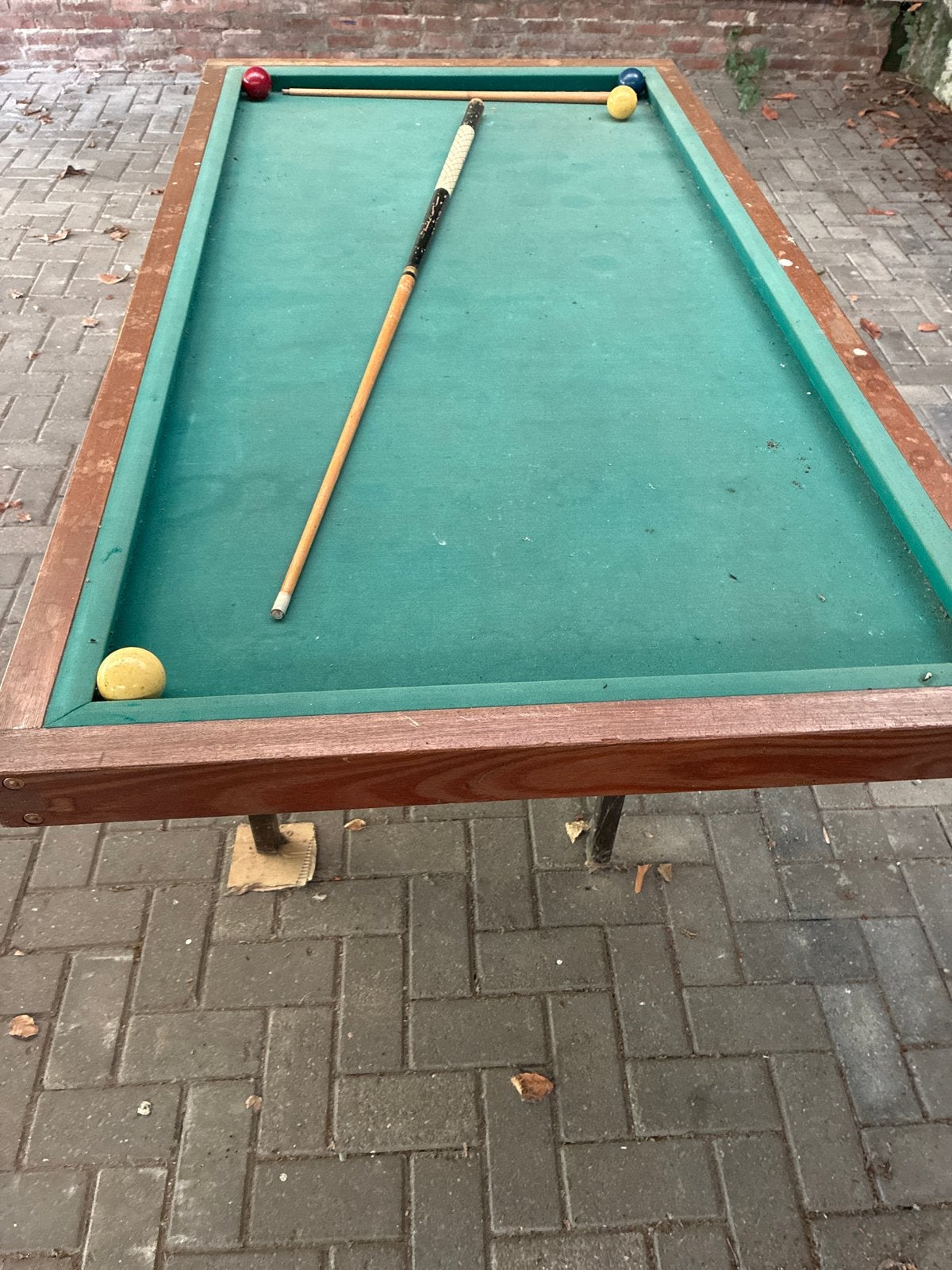Gebruikte Biljarttafel met Keu en Ballen, Ophalen, Gebruikt, Biljarttafel