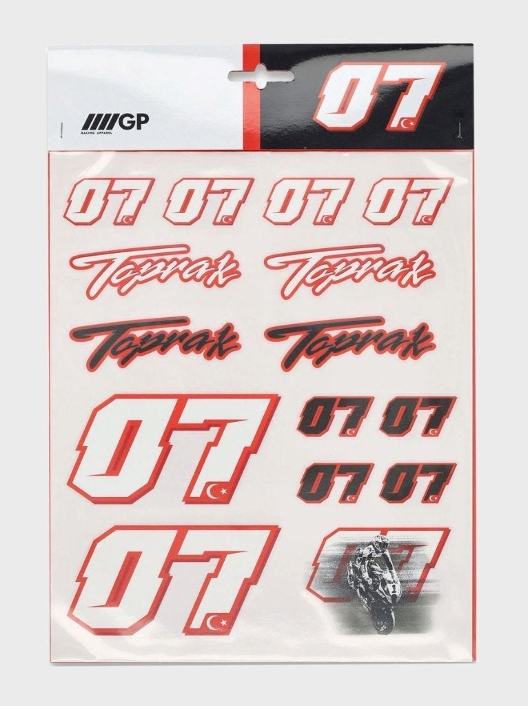 Toprak Razgatlıoglu big sticker set 2650703 20 x 24 cm, Motoren, Accessoires | Stickers, Ophalen of Verzenden