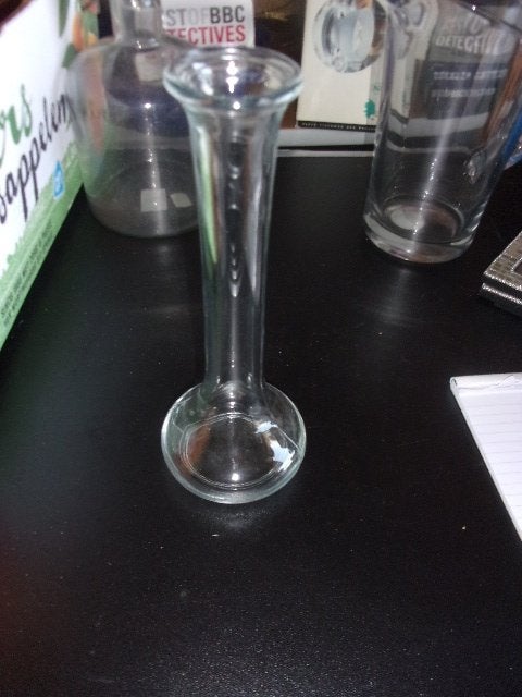 smalle vaas nieuw, Ophalen of Verzenden, Nieuw, Overige kleuren, Glas