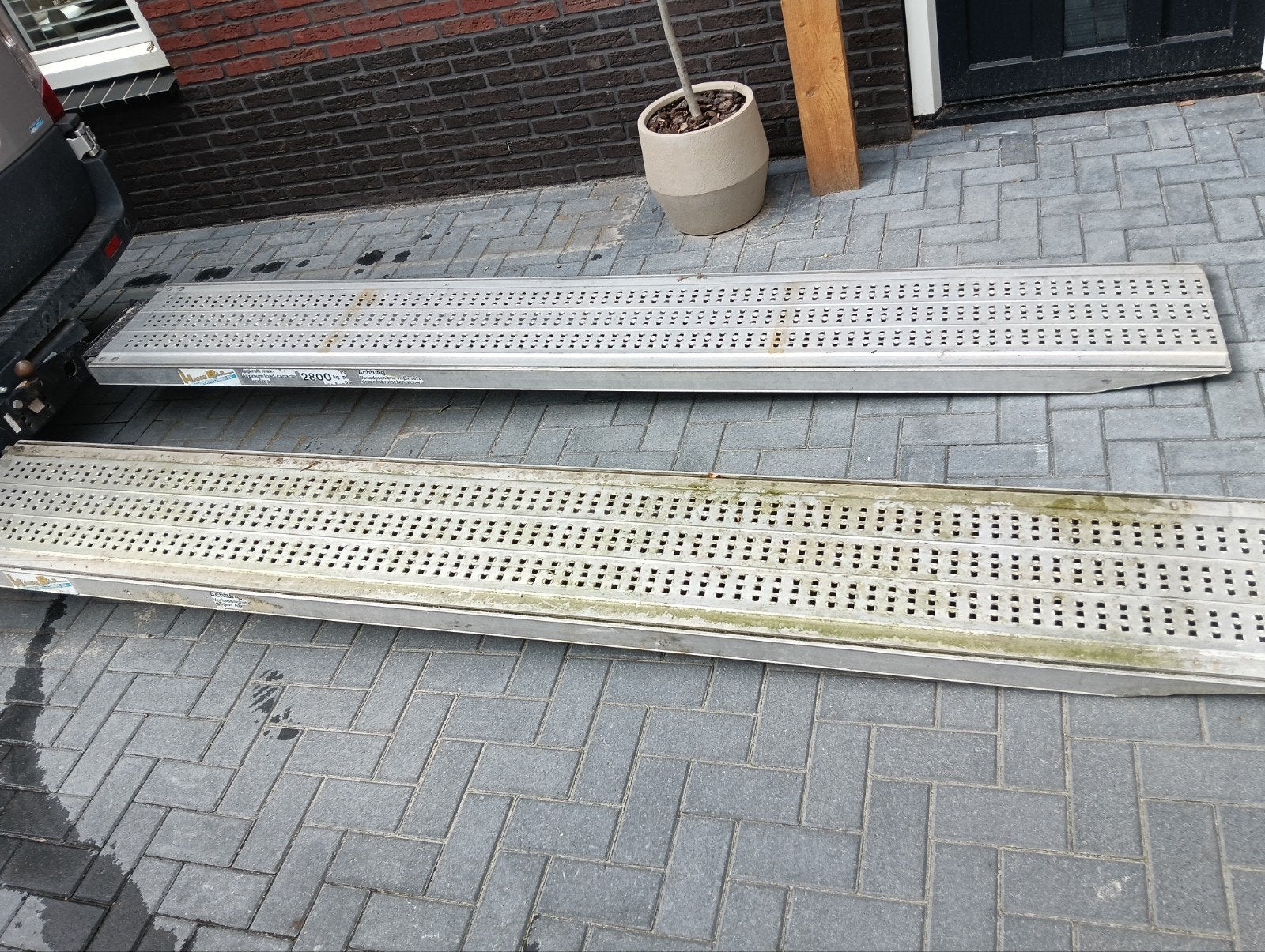 oprijplaten, Auto diversen, Aanhangwagen-onderdelen, Ophalen of Verzenden, Zo goed als nieuw