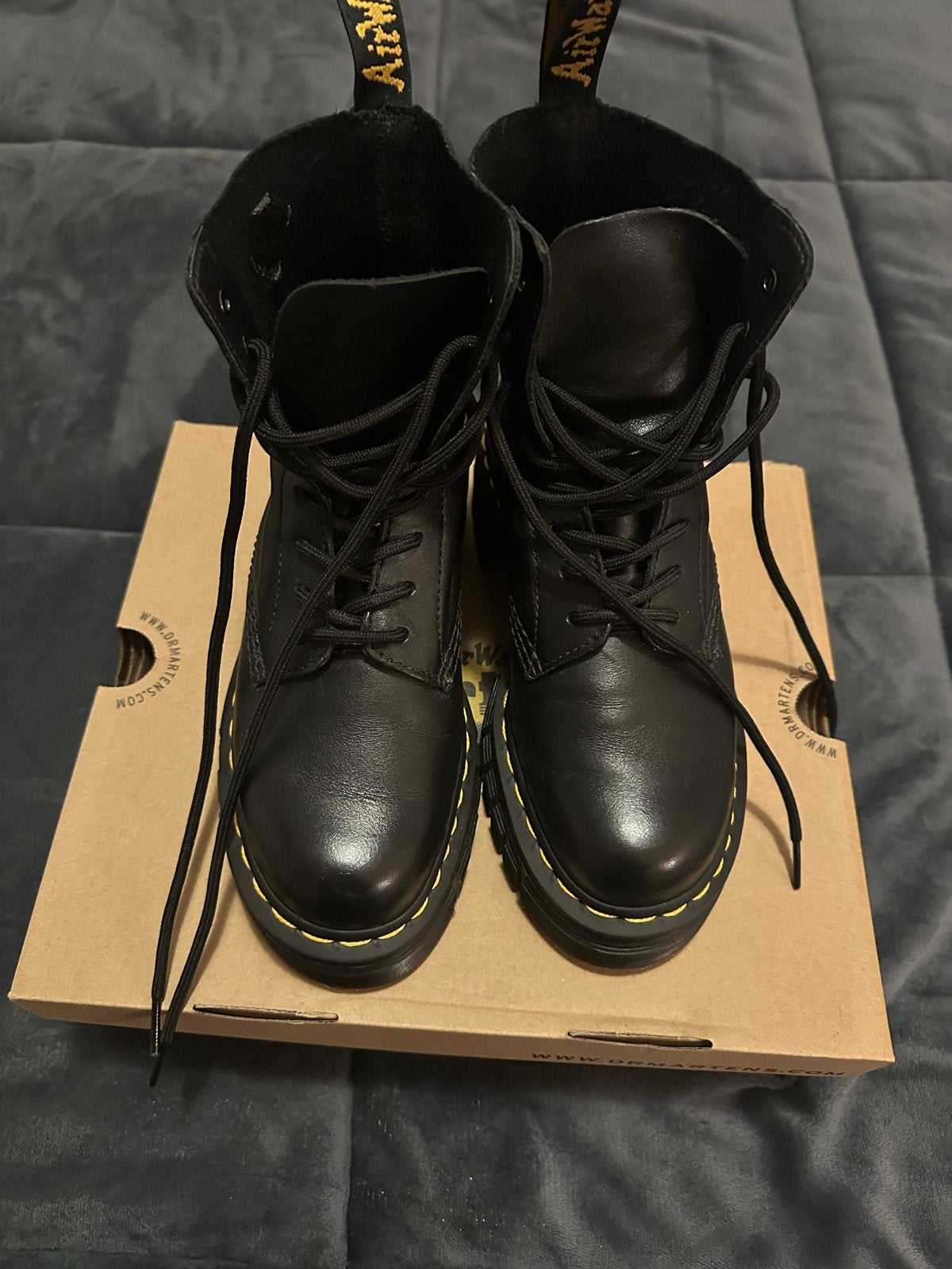 Dr. Martens Audrick 8 Eye Boots – Nauwelijks gedragen, Kleding | Dames, Schoenen, Ophalen of Verzenden, Nieuw, Zwart, Lage of Enkellaarzen