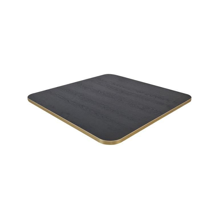 Messing bladen, Urban melamine horeca tafelbladen zwart  972, Metaal of Aluminium, Rond, Nieuw, Ophalen of Verzenden