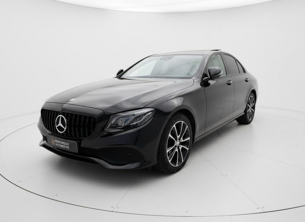 Mercedes-benz E-KLASSE 220 D PRESTIGE PLUS, PANO, CARPLAY, S, Auto's, Gebruikt, Euro 6, 4 cilinders, Zwart