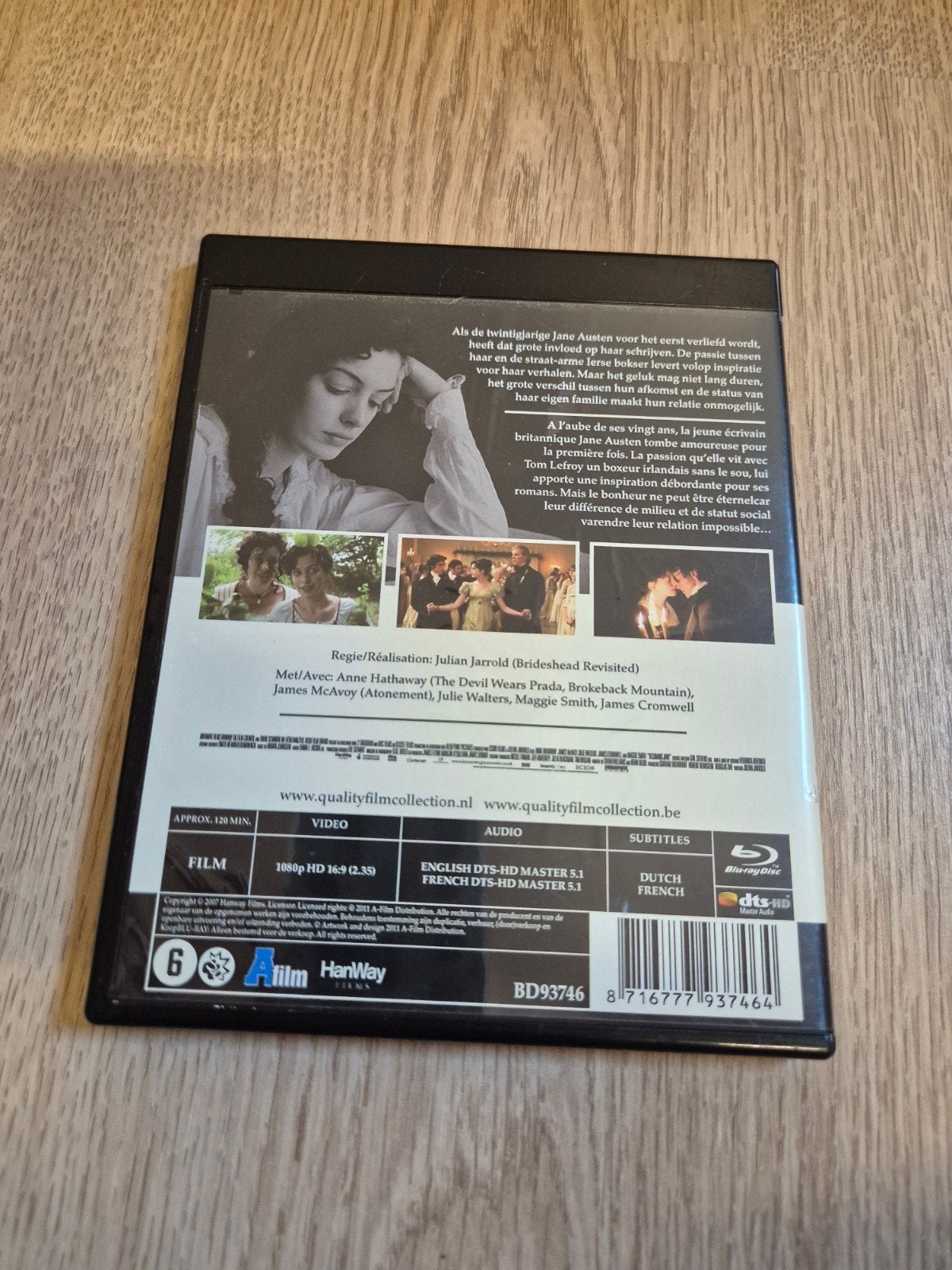 Bluray becoming Jane, Alle leeftijden, Ophalen of Verzenden, Gebruikt