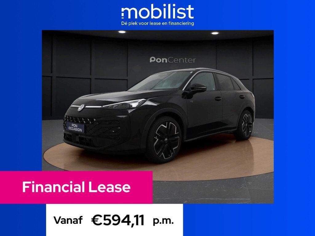 Volkswagen T-Roc 1.5 eTSI R-Line (bj 2026, automaat), Automaat, 150 pk, Zwart, Bedrijf